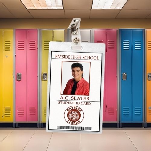 Saved By The Bell ID Badges (9 Characters)