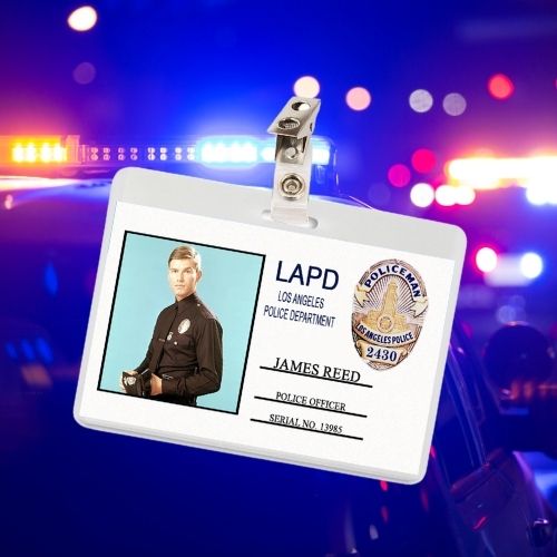 Adam 12 James Reed ID Badge