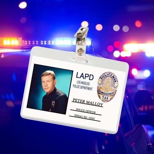 Adam 12 Peter Malloy ID Badge