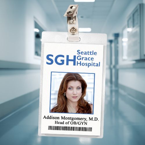 Grey's Anatomy Seattle Grace ID Badges (19 Characters)