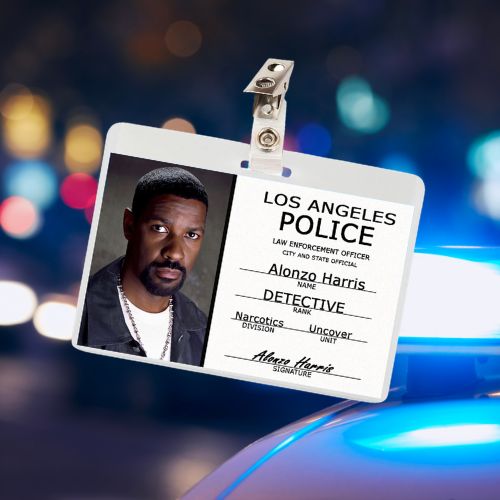 Training Day Alonzo Harris ID Badge
