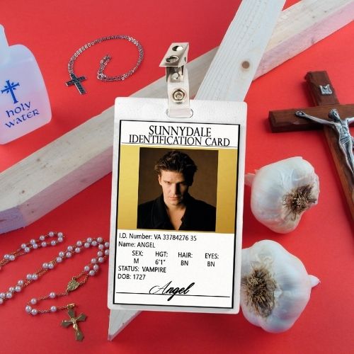 Buffy the Vampire Slayer ID Badges (8 Characters - Regular & Bloody Versions)