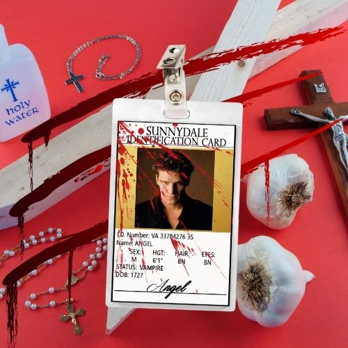 Buffy the Vampire Slayer ID Badges (8 Characters - Regular & Bloody Versions)