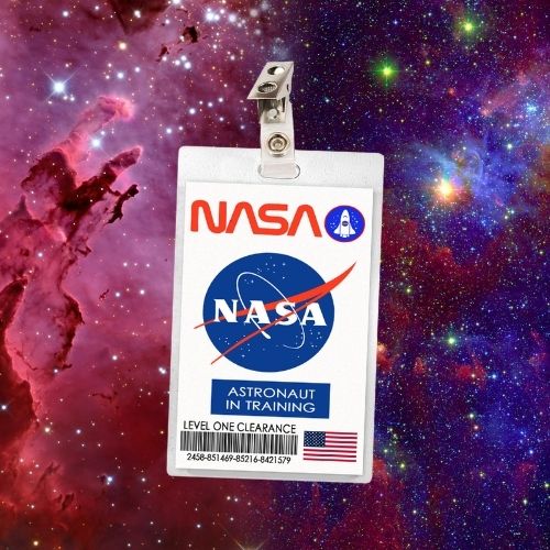 NASA Astronaut in Training ID Badge