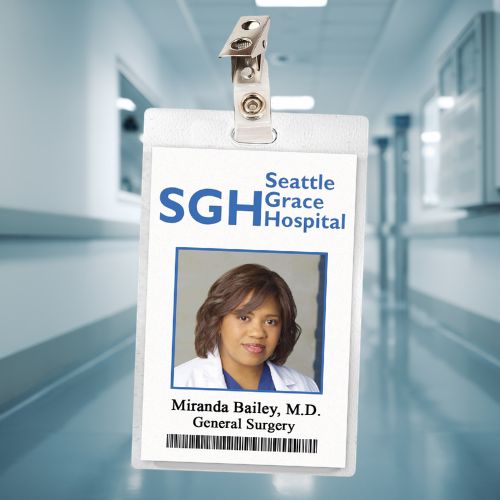 Grey's Anatomy Seattle Grace ID Badges (19 Characters)