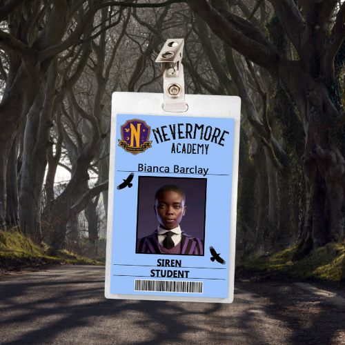 Wednesday ID Badges (12 Characters)
