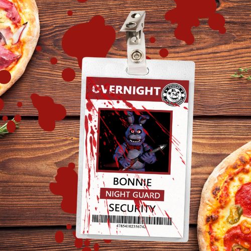 Five Nights at Freddy's Bonnie ID Badge (Regular & Bloody Version)