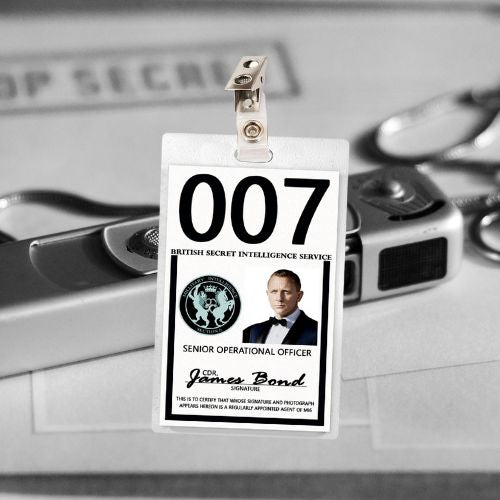 James Bond ID Badge (4 Options) MI6