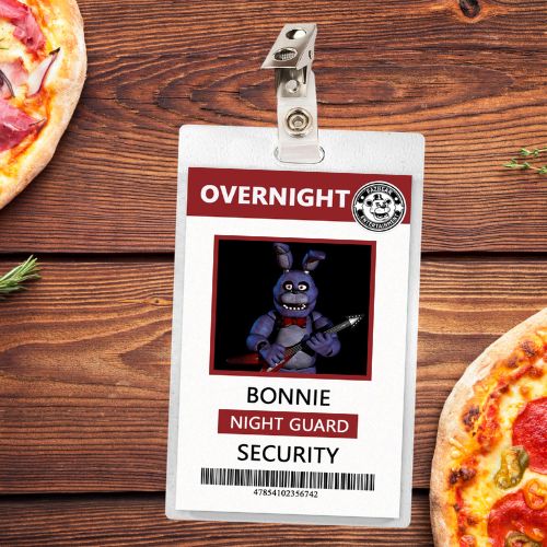 Five Nights at Freddy's Bonnie ID Badge (Regular & Bloody Version)