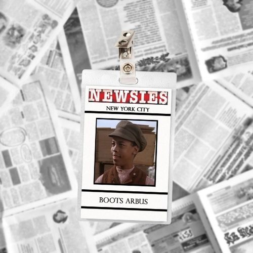 Newsies ID Badges (8 Characters)