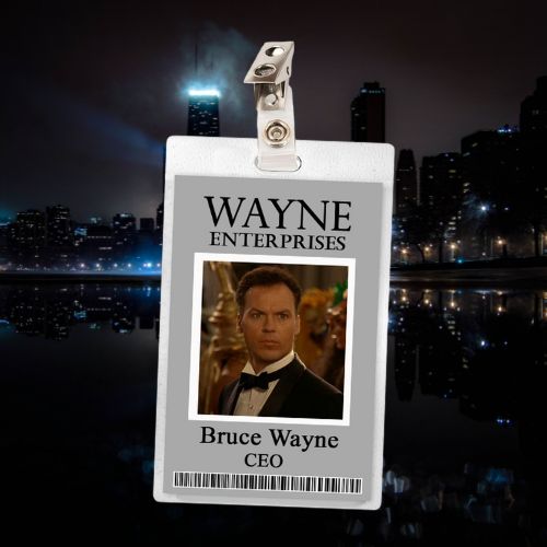 Batman Bruce Wayne ID Badge