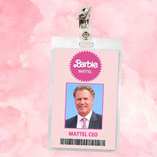 Barbie CEO ID Badge