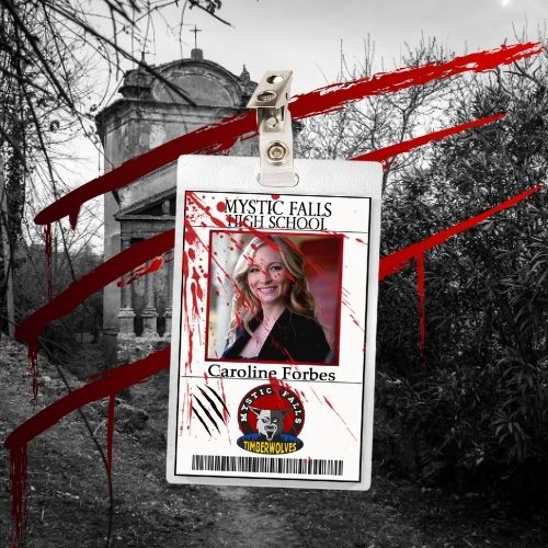The Vampire Diaries ID Badges (8 Characters - Regular & Bloody Versions)