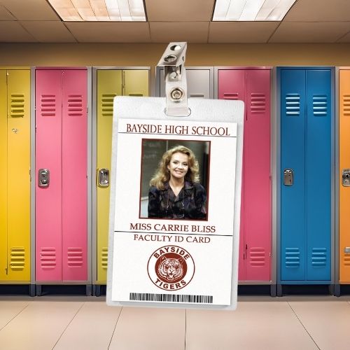 Saved By The Bell ID Badges (9 Characters)