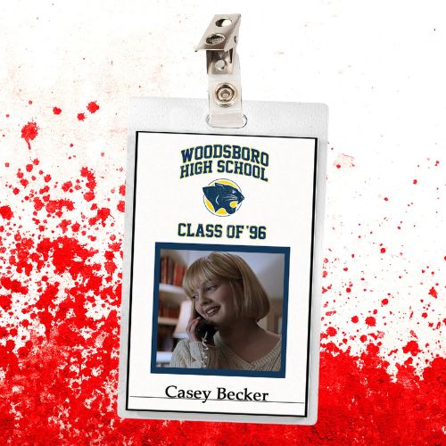 Scream Student Woodsboro ID Badges (6 Characters)
