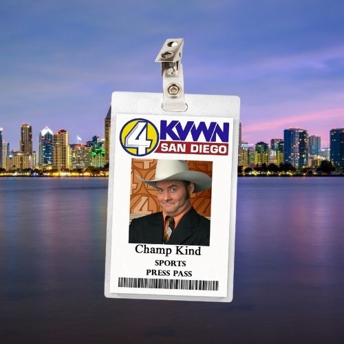 Anchorman Champ Kind ID Badge