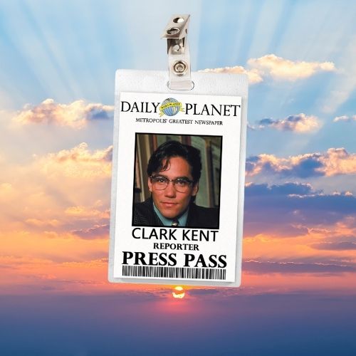 Lois & Clark (Hatcher & Cain) 90s TV Show ID Badges