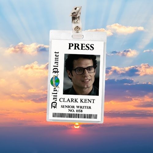 Lois & Clark (Adams & Cavill) Man of Steel ID Badges