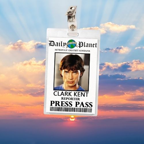 Lois & Clark (Durance & Welling) Smallville ID Badges