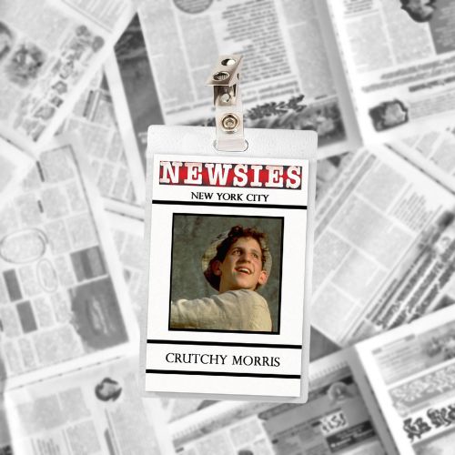 Newsies ID Badges (8 Characters)