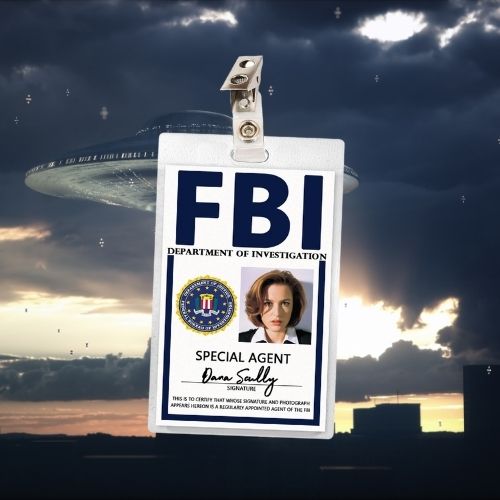 X-Files Dana Scully ID Badges