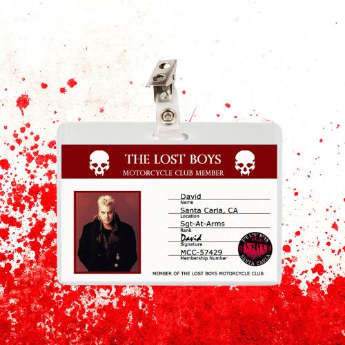 The Lost Boys David ID Badge
