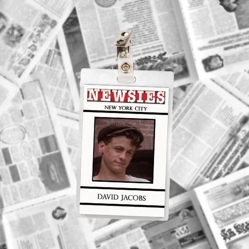 Newsies ID Badges (8 Characters)