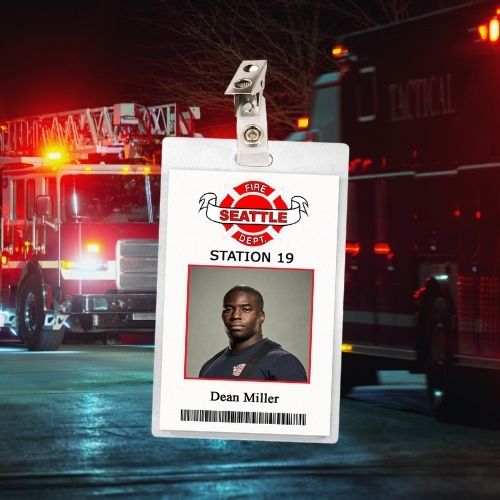 Station 19 ID Badges (9 Characters)