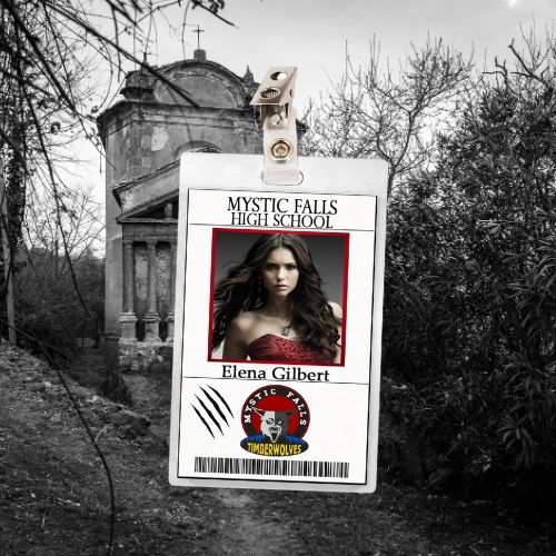 The Vampire Diaries ID Badges (8 Characters - Regular & Bloody Versions)