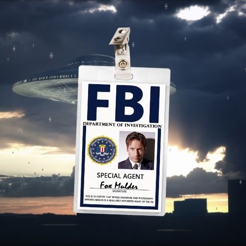 X-Files Fox Mulder ID Badge
