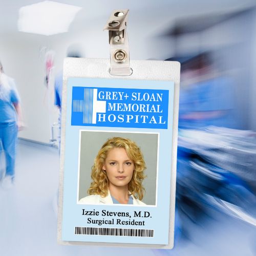 Grey's Anatomy ID Badges (37 Characters)
