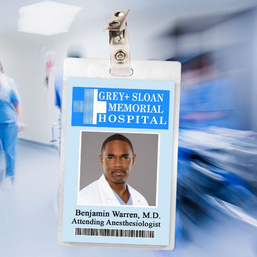 Grey's Anatomy ID Badges (37 Characters)