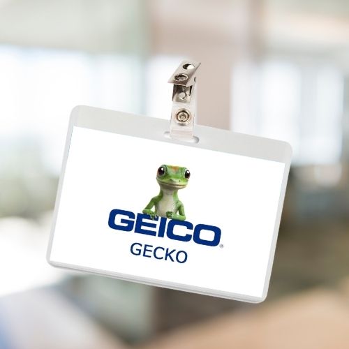 Insurance Geico Gecko ID Badge