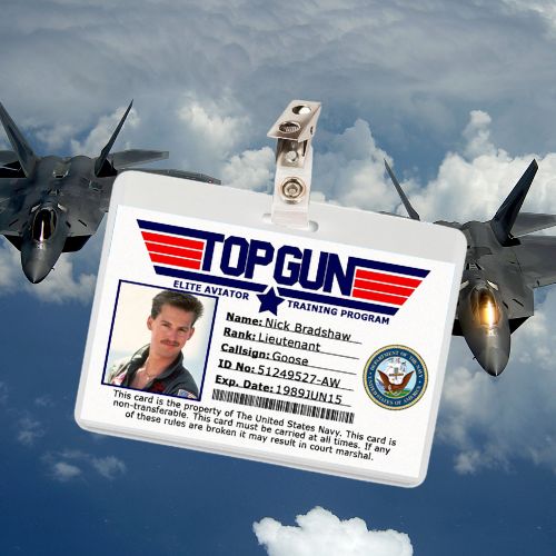 Top Gun Goose ID Badge