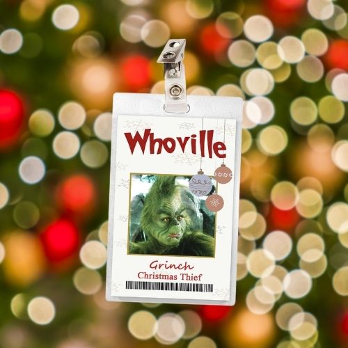 Christmas ID Badges (Santa, Mrs. Claus, Rudolph, Clarice, Elf, Grinch)