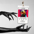 Horror Icon Heart Eyes Killer ID Badge