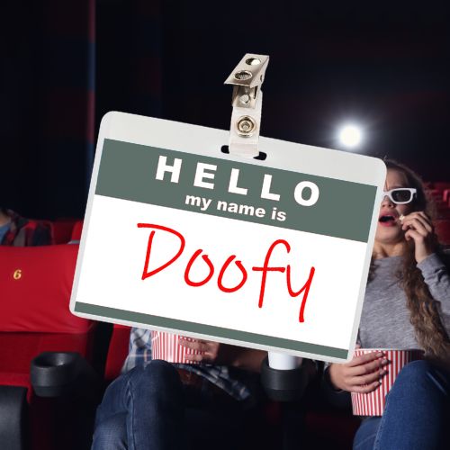 Scary Movie Hello My Name Is Doofy ID Badge