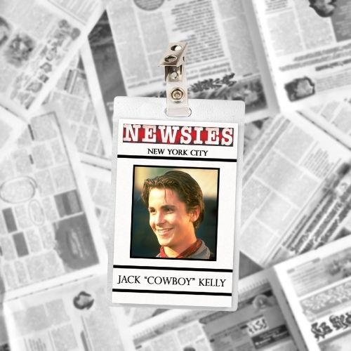 Newsies ID Badges (8 Characters)