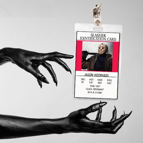 Horror Icon Friday the 13th Jason Voorhees ID Badge