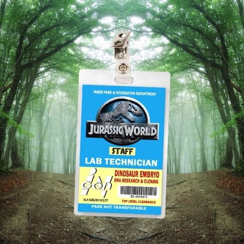 Jurassic World Lab Tech ID Badge