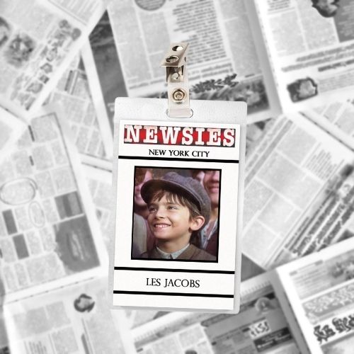 Newsies ID Badges (8 Characters)