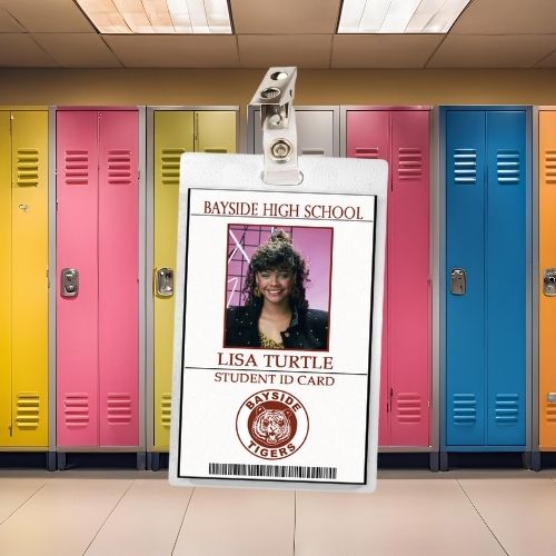 Saved By The Bell ID Badges (9 Characters)