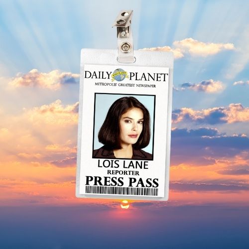 Lois & Clark (Hatcher & Cain) 90s TV Show ID Badges