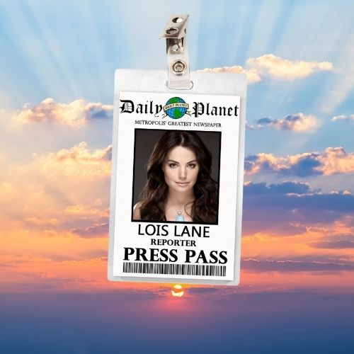 Lois & Clark (Durance & Welling) Smallville ID Badges