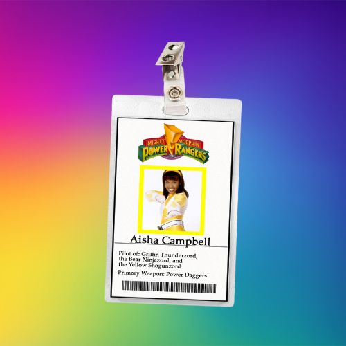 Mighty Morphin Power Rangers ID Badges (11 Characters)