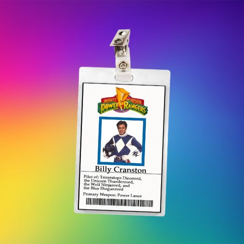 Mighty Morphin Power Rangers ID Badges (11 Characters)