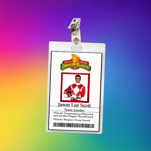 Mighty Morphin Power Rangers ID Badges (11 Characters)