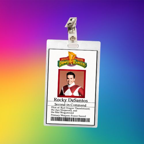 Mighty Morphin Power Rangers ID Badges (11 Characters)