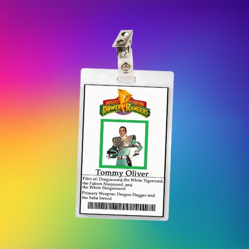 Mighty Morphin Power Rangers ID Badges (11 Characters)