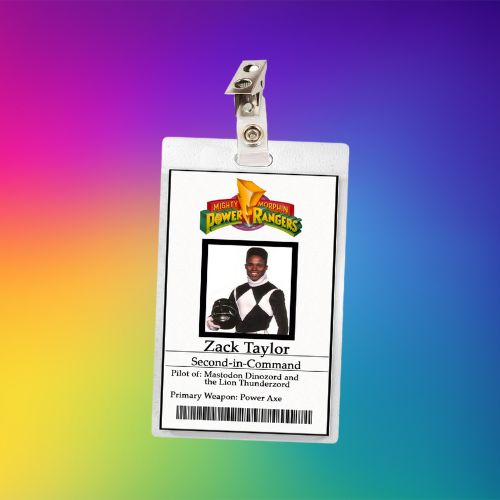 Mighty Morphin Power Rangers ID Badges (11 Characters)